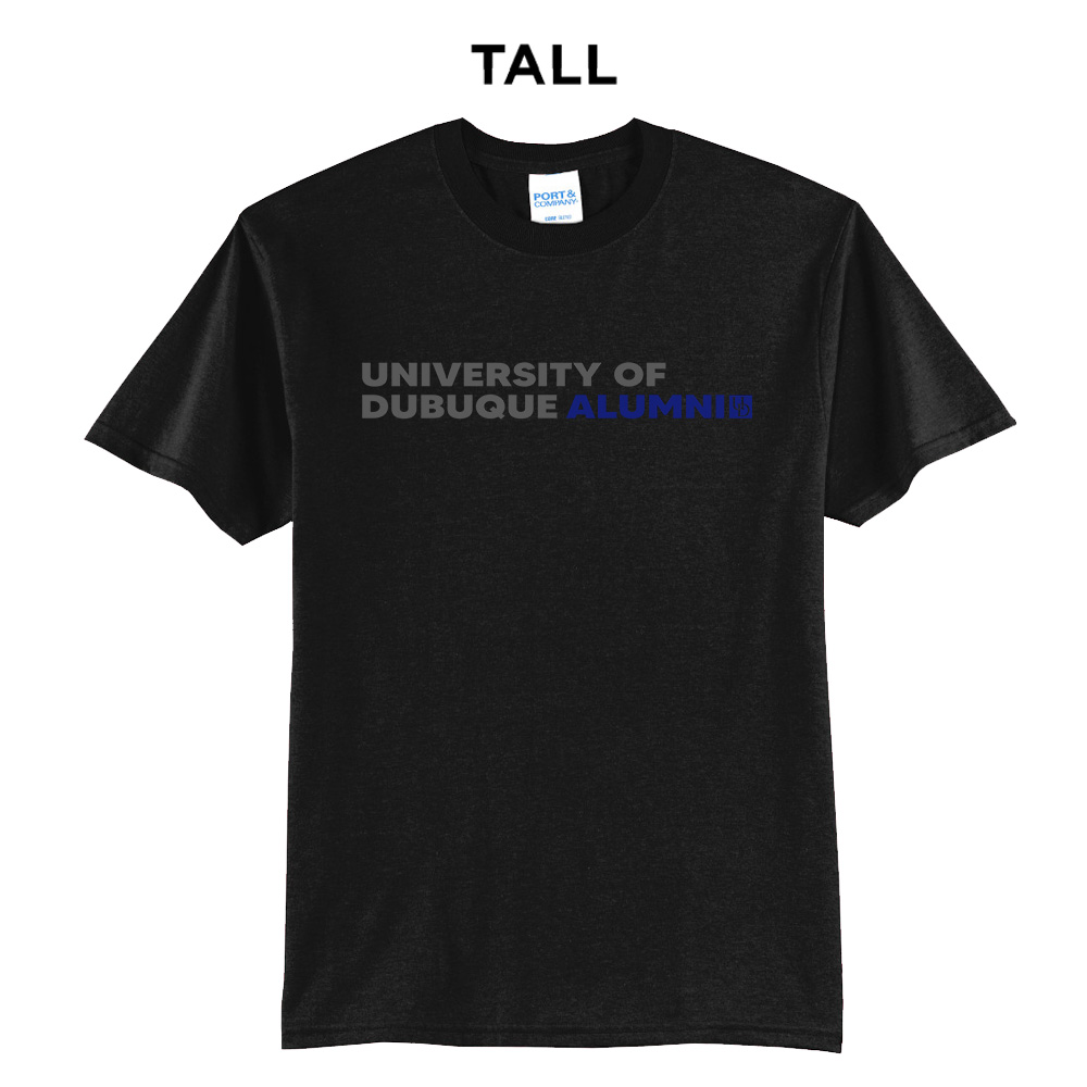 UD Alumni Tall Short Sleeve Tee-Black