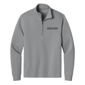 UD Theological Seminary Port Authority Wearever Signature Double Pique 1/4 Zip – GustyGrey