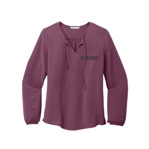 UD Theological Seminary Port Authority Ladies Textured Crepe Blouse – PurpleMist