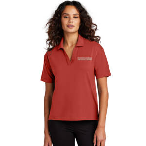 UD Theological Seminary MERCER METTLE Women’s Stretch Jersey Polo – Terracotta