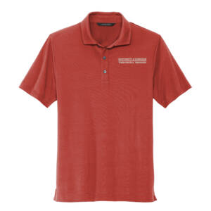 UD Theological Seminary MERCER METTLE Men Stretch Jersey Polo -Terracotta