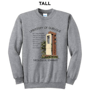 UD Theological Seminary Tall Fleece Crewneck Sweatshirt-Athletic Heather