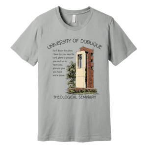 UD Theological Seminary Bella Canvas Short Sleeve combed ring spun cotton T-Shirt-Silver