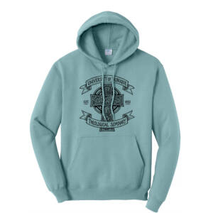 UD Theological Seminary Unisex Classic Core weight Cozy Pullover Hooded Sweatshirt-Stonewash Blue
