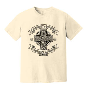 UD Theological Seminary Unisex Comfort Colors Pigment Dyed Short Sleeve Shirt-Ivory