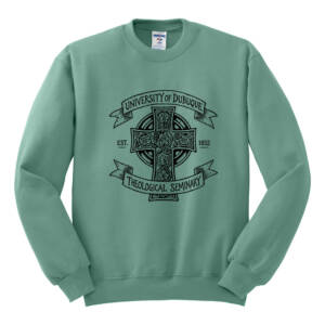 UD Theological Seminary Unisex Jerzees NuBlend Crewneck Sweatshirt-Sage