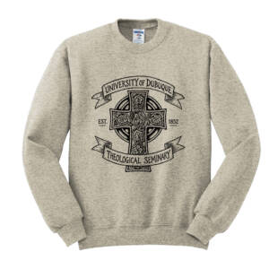 UD Theological Seminary Unisex Jerzees NuBlend Crewneck Sweatshirt-Oatmeal Heather