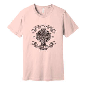 UD Theological Seminary Bella and Canvas Unisex Jersey Short Sleeve Tee-Soft Pink