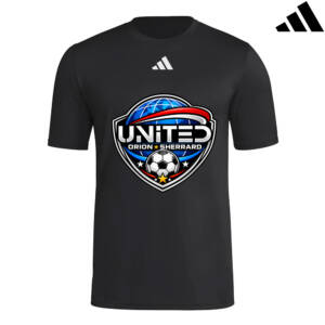United Soccer Adidas PREGAME Short sleeve performance shirt-BLACK