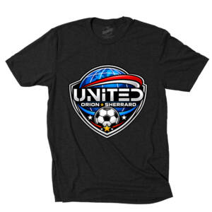 United Soccer Rah Rah clothing District Perfect Tri blend Crew Tee – Black