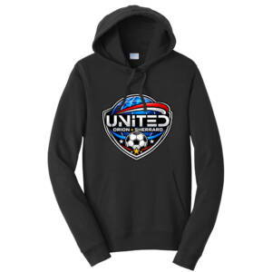 United Soccer Rah Rah Fan Favorite Fleece Pullover Hooded Sweatshirt – JetBlack