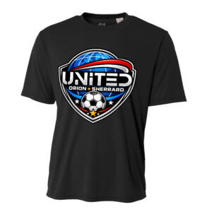 United Soccer Adult Cooling Performance Tshirt – Black