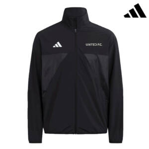 United Soccer Adidas House of TIRO Woven full zip top- black