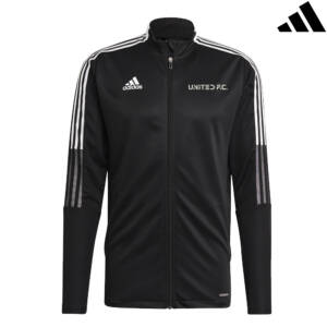 United Soccer adidas Tiro 21 Track Jacket BLACK/white (S, XL, 2x)