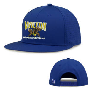 Wilton Women Wrestling The Game Perforated GameChanger Snapback Cap-Royal