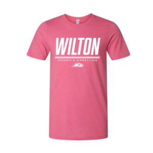Wilton Women Wrestling Unisex Premium Short Sleeve Tee-Heather Charity Pink