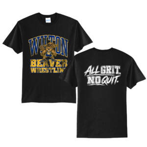 Wilton Women Wrestling Unisex Short Sleeve T Shirt – Black