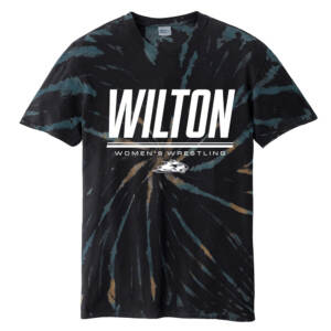 Wilton Women Wrestling Unisex Essential Tie Dye Tee – Black Galaxy Spiral