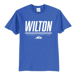Wilton Women Wrestling Unisex Short Sleeve T Shirt – Royal