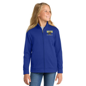 Wilton Women Wrestling Sport Tek Sport Wick Fleece Full Zip Jacket YOUTH – Royal