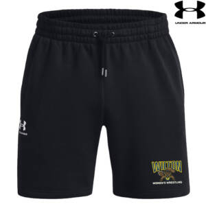 Wilton Women Wrestling Under Armour UA ICON 7.5″ Fleece Shorts Black