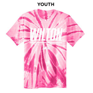 Wilton Women Wrestling Youth Tie Dye Tee-Pink