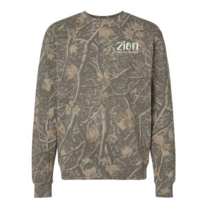 Zion Independent Trading Co Unisex Heavyweight Crewneck Sweatshirt – DeadwoodTreeCamo  (M-3x)