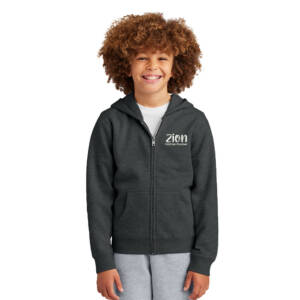 Zion District Youth V.I.T. Fleece Full Zip Hoodie – Black