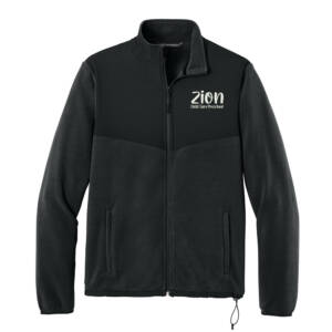 Zion Port Authority Men Therma Tek Fleece Jacket – Black