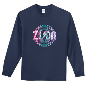 Zion Unisex Long Sleeve Essential T Shirt – Navy