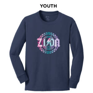 Zion Youth Cotton Long Sleeve T Shirt – Navy